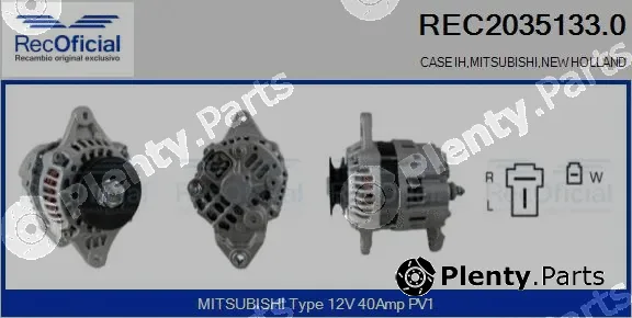 Recoficial REC2035133.0 — Alternator