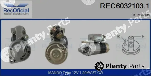Recoficial REC6032103.1 — Starter