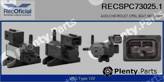 Recoficial RECSPC73025.1 — Pressure Converter, exhaust control