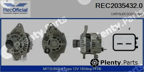 Recoficial REC2035432.0 — Alternator