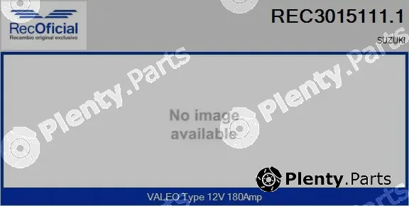 Recoficial REC3015111.1 — Alternator, starter