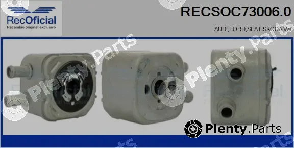 Recoficial RECSOC73006.0 — Oil Cooler, engine oil