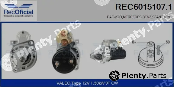 Recoficial REC6015107.1 — Starter