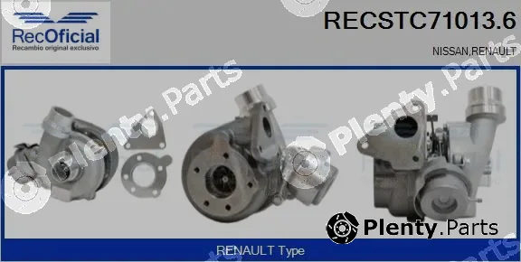 Recoficial RECSTC71013.6 — Charger, charging (supercharged/turbocharged)
