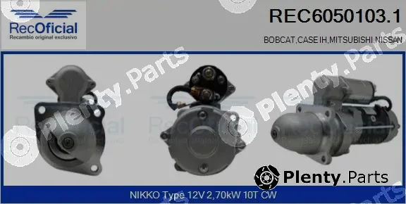 Recoficial REC6050103.1 — Starter