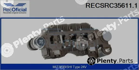 Recoficial RECSRC35611.1 — Rectifier, alternator