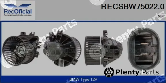 Recoficial RECSBW75022.0 — Interior Blower
