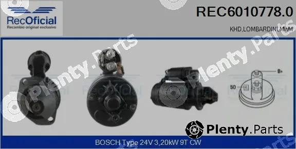 Recoficial REC6010778.0 — Starter