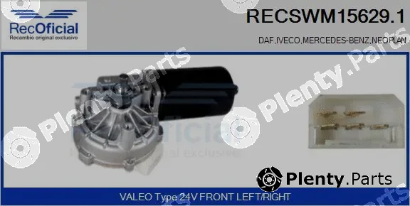 Recoficial RECSWM15629.1 — Wiper Motor