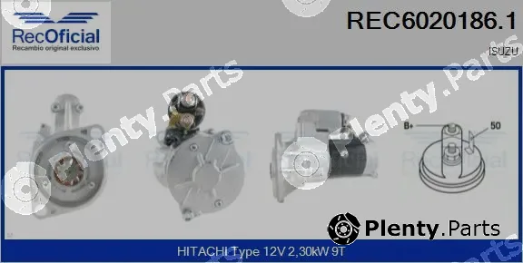 Recoficial REC6020186.1 — Starter
