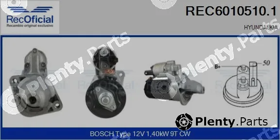 Recoficial REC6010510.1 — Starter