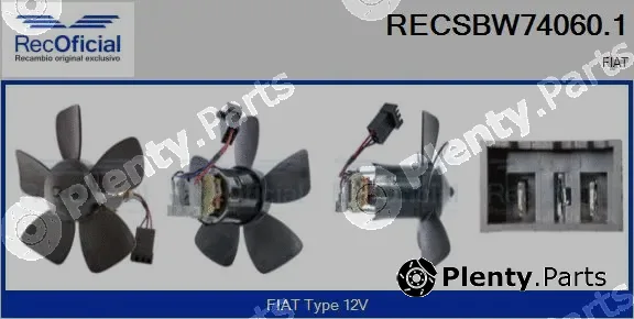 Recoficial RECSBW74060.1 — Interior Blower