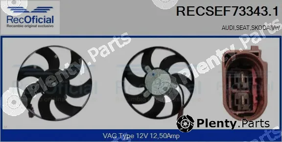 Recoficial RECSEF73343.1 — Fan, engine cooling