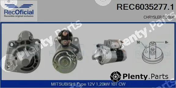 Recoficial REC6035277.1 — Starter