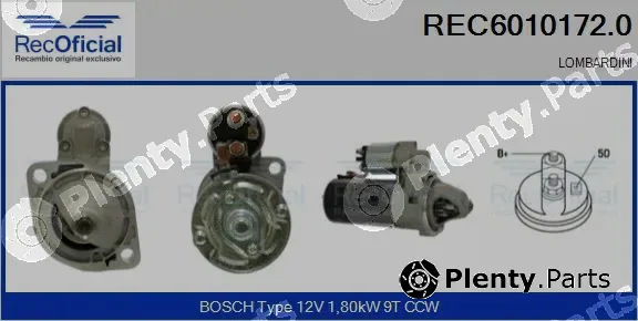 Recoficial REC6010172.0 — Starter