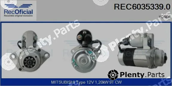 Recoficial REC6035339.0 — Starter