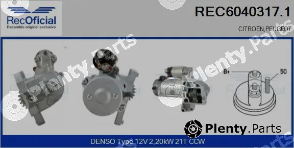 Recoficial REC6040317.1 — Starter