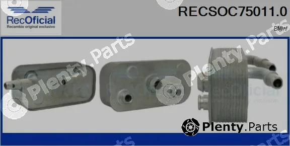 Recoficial RECSOC75011.0 — Oil Cooler, engine oil