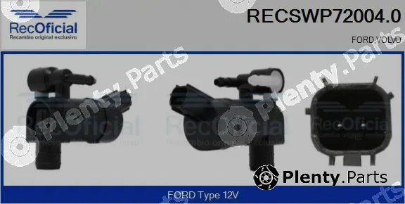 Recoficial RECSWP72004.0 — Washer Fluid Pump, window cleaning