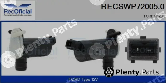 Recoficial RECSWP72005.0 — Washer Fluid Pump, window cleaning