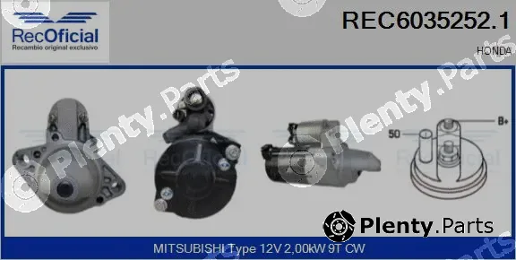 Recoficial REC6035252.1 — Starter