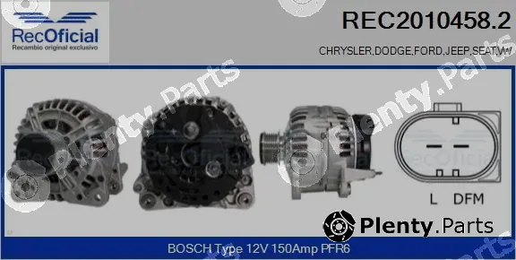 Recoficial REC2010458.2 — Alternator