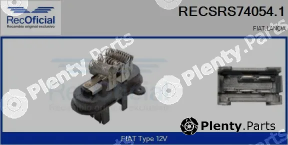 Recoficial RECSRS74054.1 — Resistor, interior blower