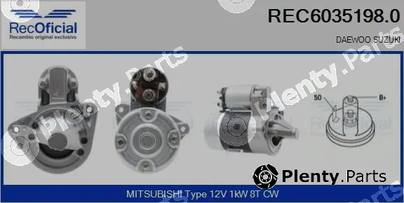 Recoficial REC6035198.0 — Starter