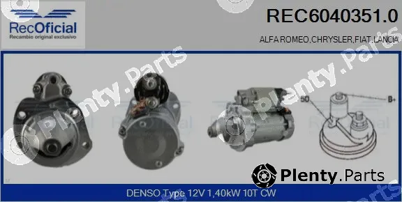 Recoficial REC6040351.0 — Starter