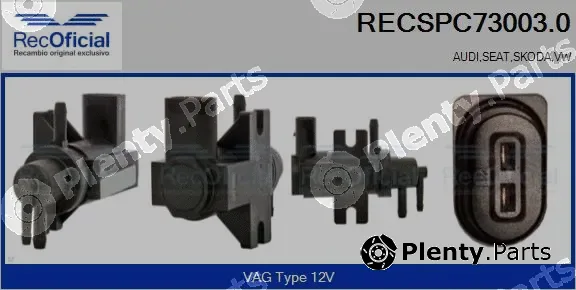 Recoficial RECSPC73003.0 — Pressure Converter, exhaust control