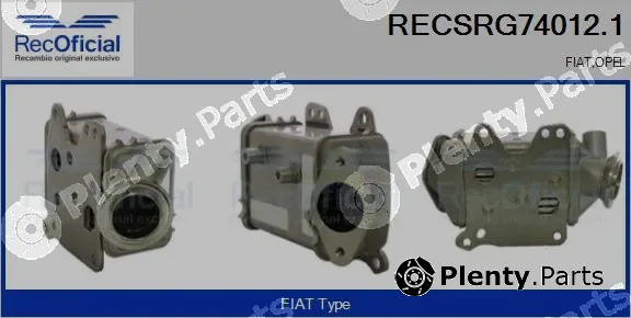 Recoficial RECSRG74012.1 — Cooler, exhaust gas recirculation