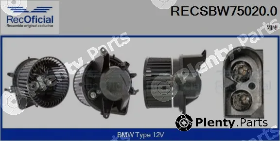 Recoficial RECSBW75020.0 — Interior Blower