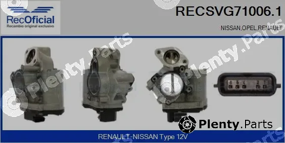 Recoficial RECSVG71006.1 — EGR Valve