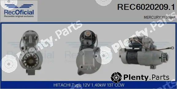 Recoficial REC6020209.1 — Starter