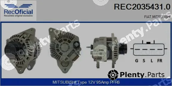 Recoficial REC2035431.0 — Alternator