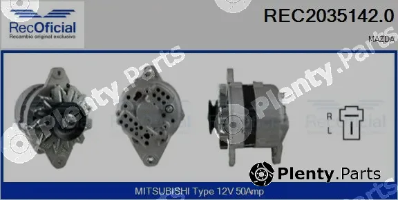 Recoficial REC2035142.0 — Alternator