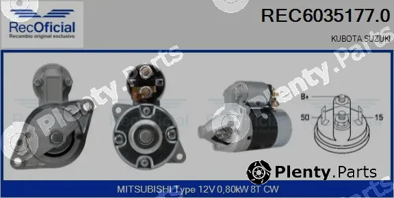 Recoficial REC6035177.0 — Starter
