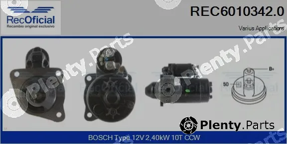 Recoficial REC6010342.0 — Starter