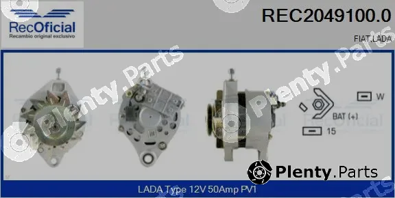 Recoficial REC2049100.0 — Alternator