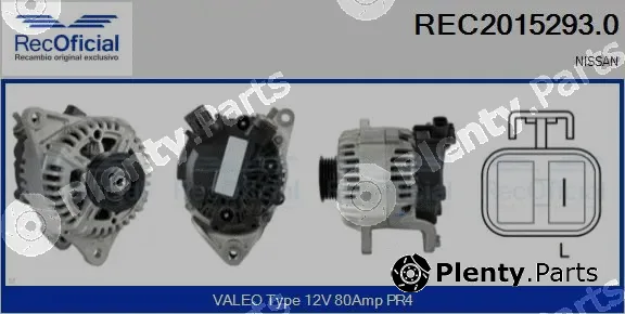 Recoficial REC2015293.0 — Alternator