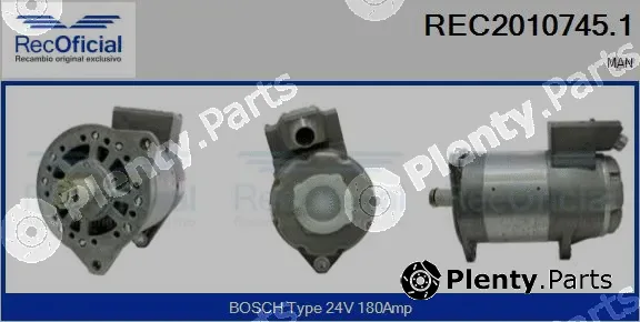 Recoficial REC2010745.1 — Alternator