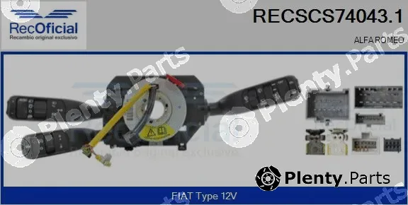 Recoficial RECSCS74043.1 — Steering Column Switch