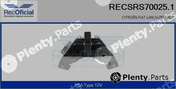 Recoficial RECSRS70025.1 — Resistor, interior blower