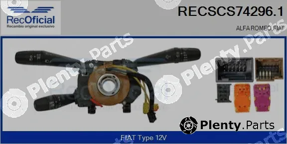 Recoficial RECSCS74296.1 — Steering Column Switch