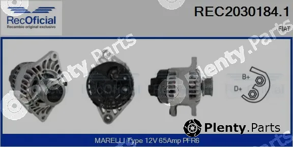 Recoficial REC2030184.1 — Alternator