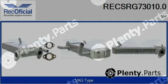 Recoficial RECSRG73010.0 — Cooler, exhaust gas recirculation