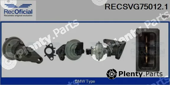 Recoficial RECSVG75012.1 — EGR Valve
