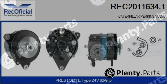 Recoficial REC2011634.1 — Alternator
