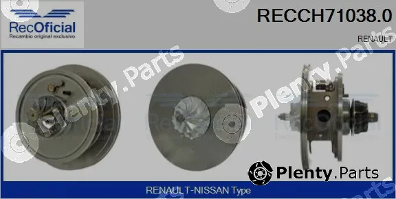 Recoficial RECCH71038.0 — Core assembly, turbocharger