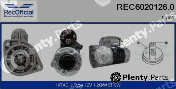 Recoficial REC6020126.0 — Starter